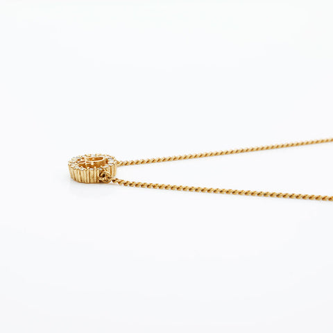 Christian Dior logo Necklace gold WS23053