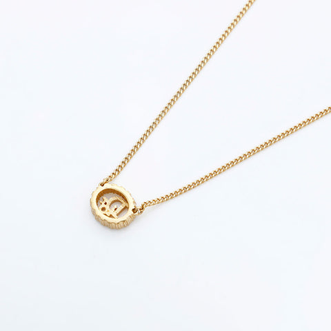 Christian Dior logo Necklace gold WS23053