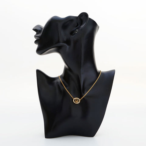 Christian Dior logo Necklace gold WS23053