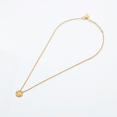 Christian Dior CD logo Necklace gold WS23054