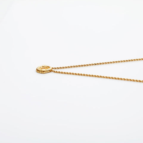Christian Dior CD logo Necklace gold WS23054