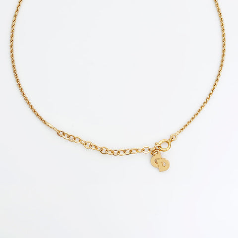 Christian Dior CD logo Necklace gold WS23054