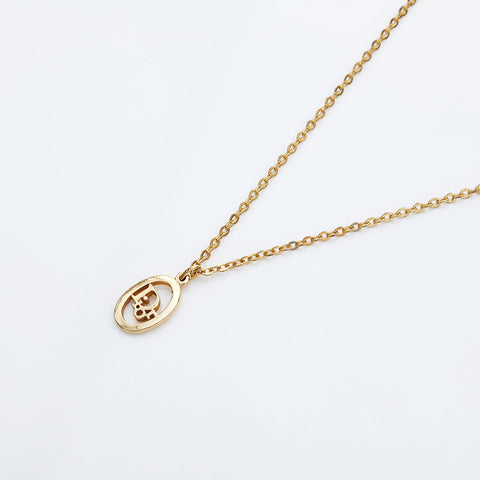 Christian Dior logo Necklace gold WS23055