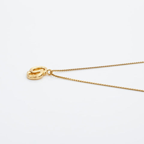 Christian Dior CD logo Necklace gold WS23056