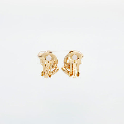 Christian Dior Chain Hoop Earring gold WS23058