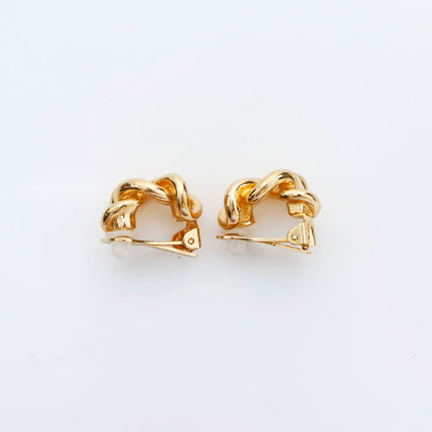 Christian Dior Chain Hoop Earring gold WS23058