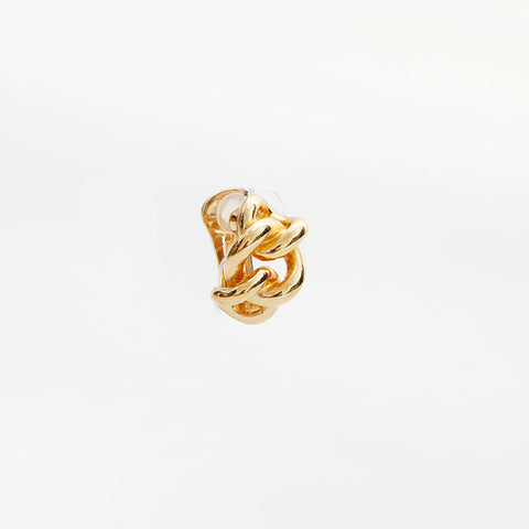 Christian Dior Chain Hoop Earring gold WS23058