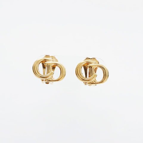Christian Dior CD logo Earring gold WS23059