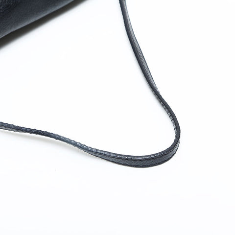 FENDI Leather Mini Mamma Bucket Shoulder Bag black WS23063