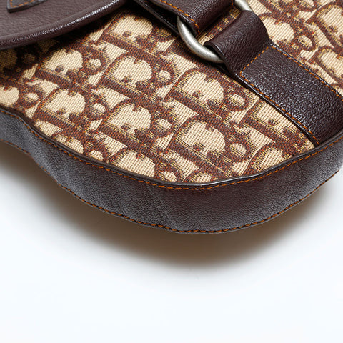 Christian Dior Trotter Canvas Shoulder Bag beige WS23072