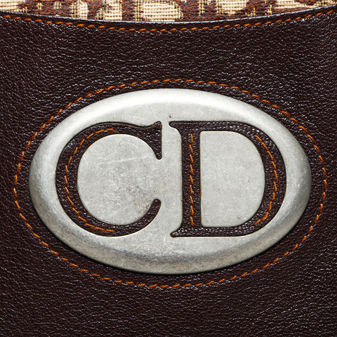 Christian Dior Trotter Canvas Shoulder Bag beige WS23072