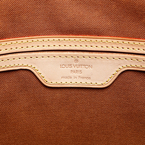 LOUIS VUITTON 2006 Monogram Cabas Mezzo Tote Bag Brown WS23074