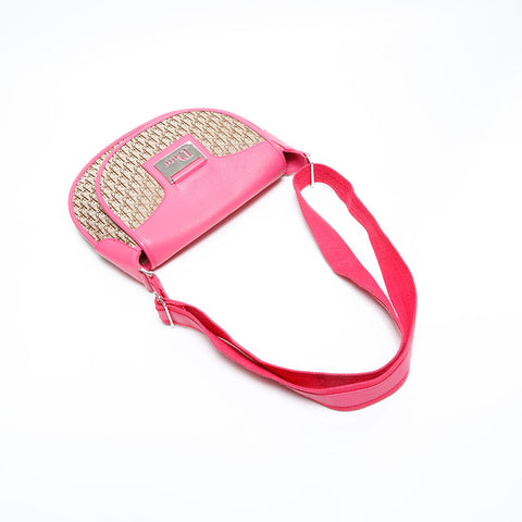 Christian Dior street chic trotter Shoulder Bag Brown pink WS23075