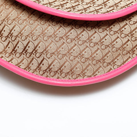 Christian Dior street chic trotter Shoulder Bag Brown pink WS23075