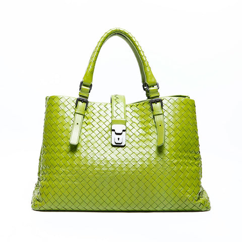 BOTTEGAVENETA *** ROME *** Handbag green WS23076