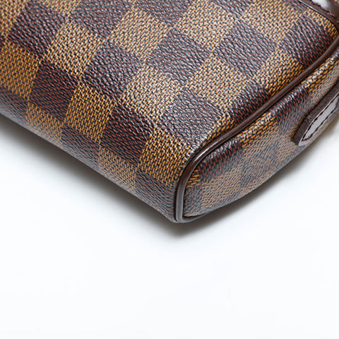 LOUIS VUITTON 2002 Damier Pochette Ipanema Shoulder Bag Brown WS23078