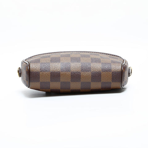 LOUIS VUITTON 2002 Damier Pochette Ipanema Shoulder Bag Brown WS23078