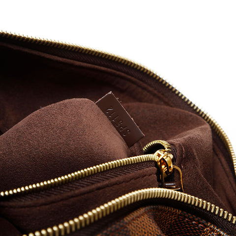 LOUIS VUITTON 2012 Damier Portobello PM Handbag Brown WS23079