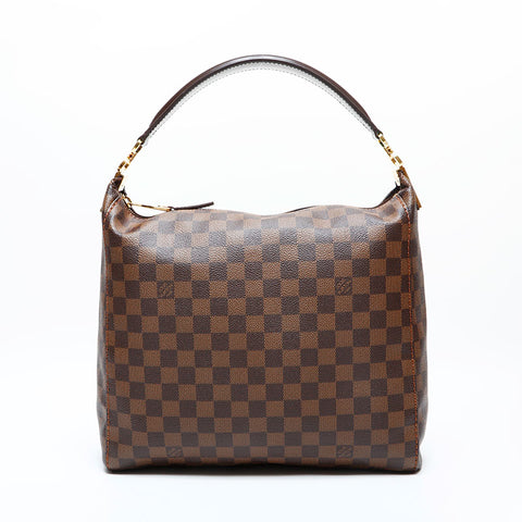 LOUIS VUITTON 2012 Damier Portobello PM Handbag Brown WS23079