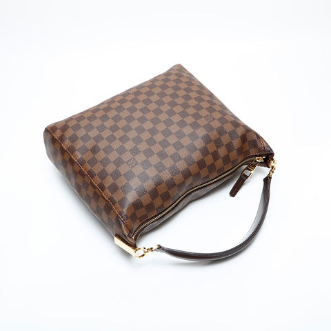 LOUIS VUITTON 2012 Damier Portobello 小号手提包 棕色 WS23079