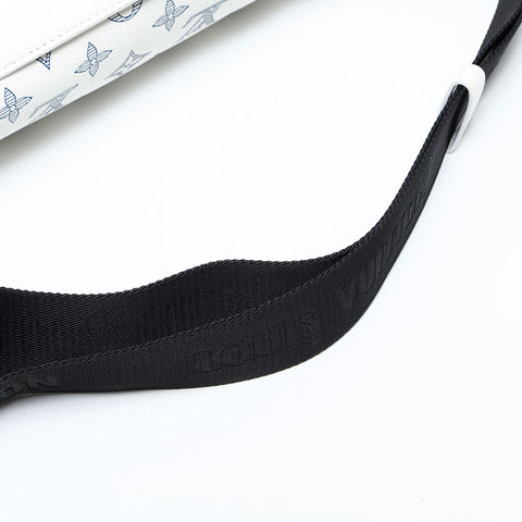 LOUIS VUITTON 2021-2025 Monogram Shadow Rush Bum Bag Waist bag white WS23081