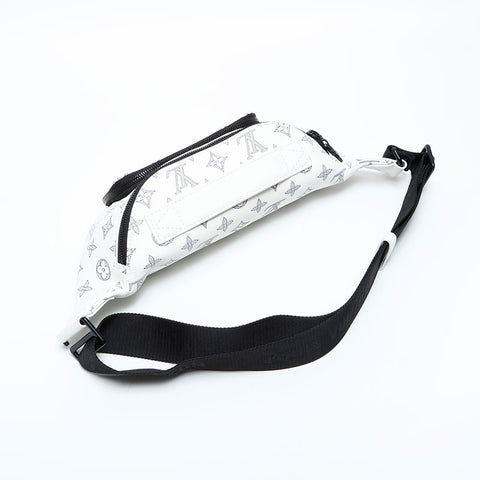 LOUIS VUITTON 2021-2025 Monogram Shadow Rush Bum Bag Waist bag white WS23081