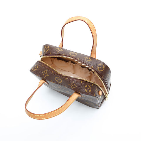 LOUIS VUITTON 2003 Monogram Spontini 2way Shoulder Bag Brown WS23082