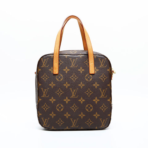 LOUIS VUITTON 2003 Monogram Spontini 2way Shoulder Bag Brown WS23082
