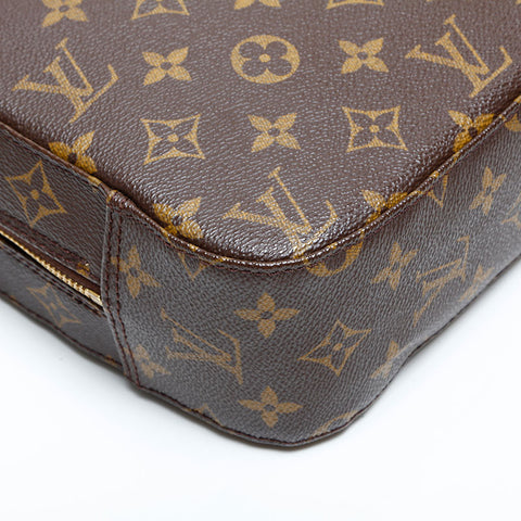 LOUIS VUITTON 2003 Monogram Spontini 2way Shoulder Bag Brown WS23082