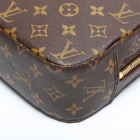LOUIS VUITTON 2003 Monogram Spontini 2way Shoulder Bag Brown WS23082