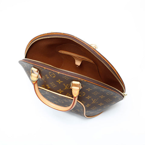 LOUIS VUITTON 1998 Monogram Ellipse MM Handbag Brown WS23083