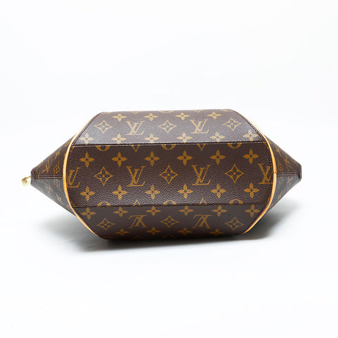 LOUIS VUITTON 1998 Monogram Ellipse MM Handbag Brown WS23083
