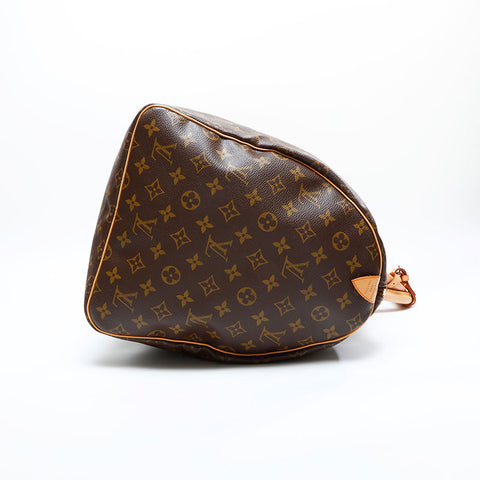 LOUIS VUITTON 2002 Monogram Keepall 55 Handbag Brown WS23086