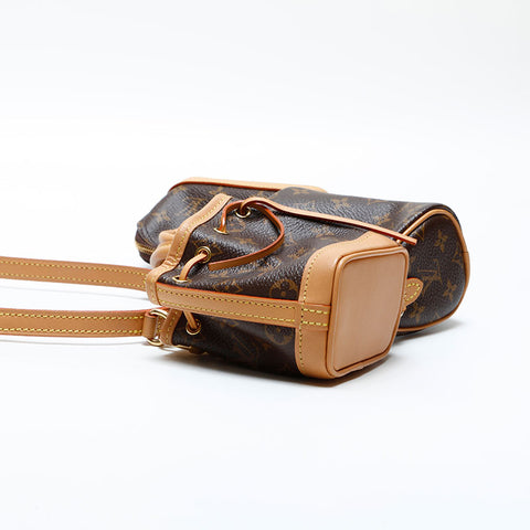LOUIS VUITTON 2021-2025 Monogram Trio Mini Icon Shoulder Bag Brown WS23088