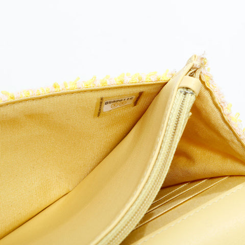 CHANEL No. 31 2021-2022 Tweed Chain Mini Flap CHANEL 19 Shoulder Bag yellow WS23089