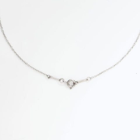 TIFFANY&Co. 925 Open Heart Necklace Silver WS23091
