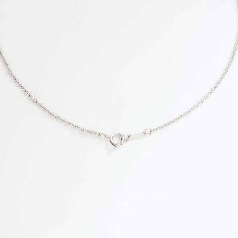 TIFFANY&Co. 925 Open Heart Necklace Silver WS23092
