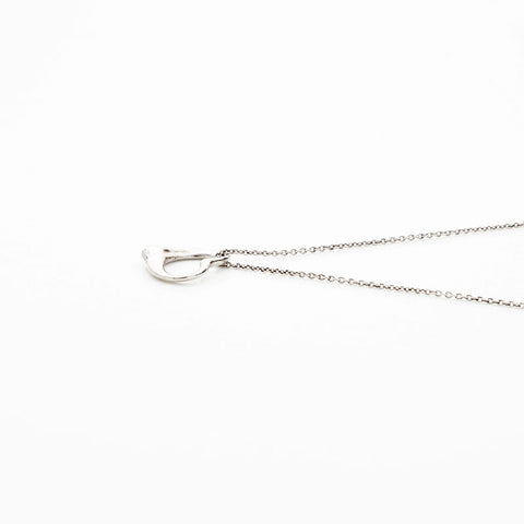 TIFFANY&Co. 925 Open Heart Necklace Silver WS23093