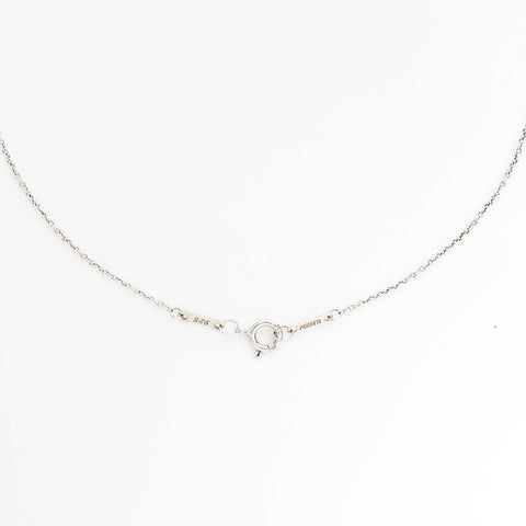 TIFFANY&Co. 925 Open Heart Necklace Silver WS23093