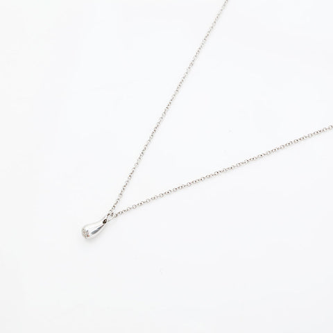 TIFFANY&Co. 925 Teardrop Necklace Silver WS23094