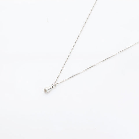 TIFFANY&Co. 925 Teardrop Necklace Silver WS23094