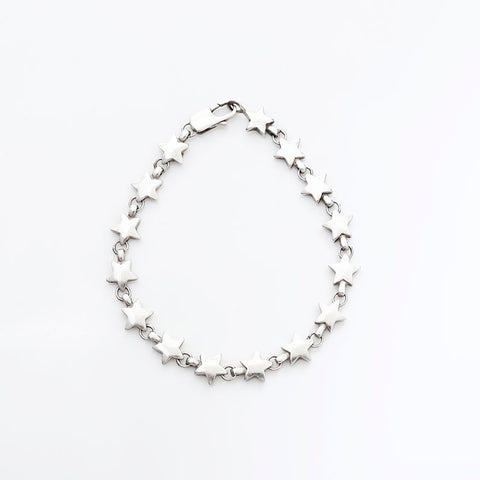 TIFFANY&Co. 925 Puff Star bracelet Silver WS23095