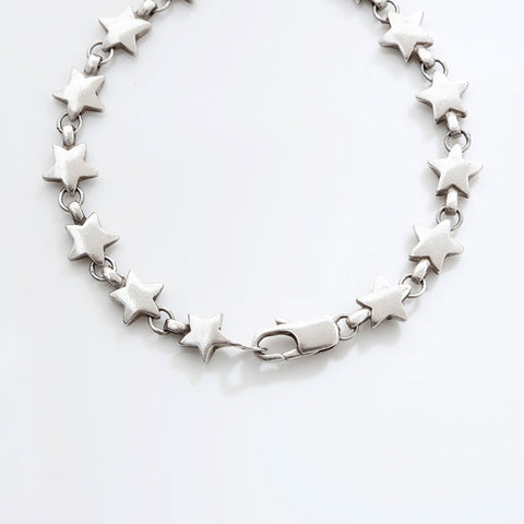 TIFFANY&Co. 925 Puff Star bracelet Silver WS23095