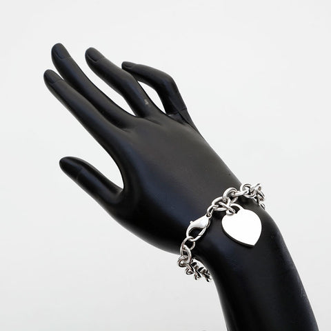 TIFFANY&Co. 925 Return to Tiffany & Co. Heart Tag bracelet Silver WS23097