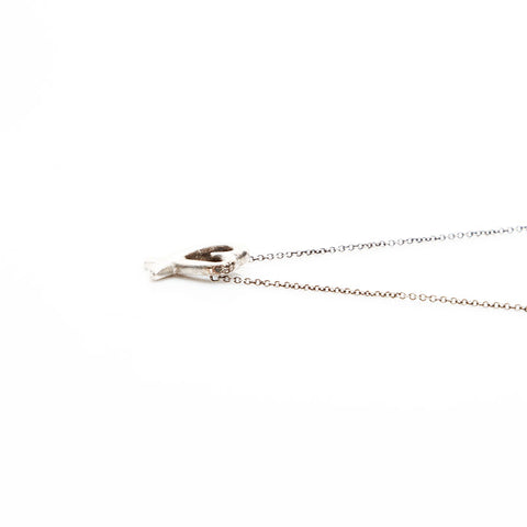 TIFFANY&Co. 925 Loving Heart Necklace Silver WS23098