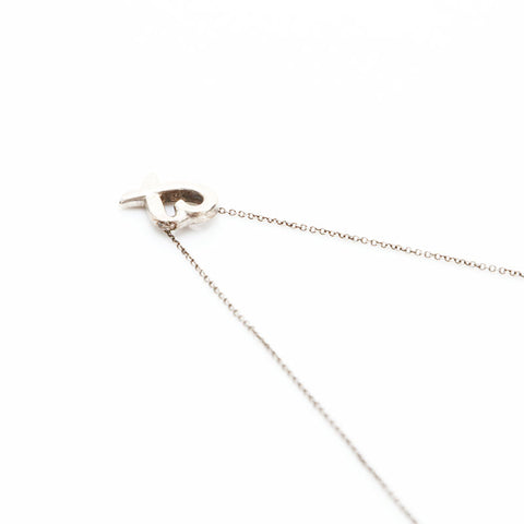 TIFFANY&Co. 925 Loving Heart Necklace Silver WS23098