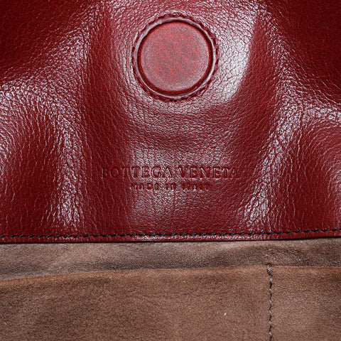 BOTTEGAVENETA INTRECCIATO Shoulder Bag Red WS23101