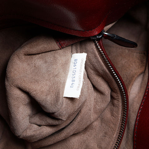 BOTTEGAVENETA INTRECCIATO Shoulder Bag Red WS23101