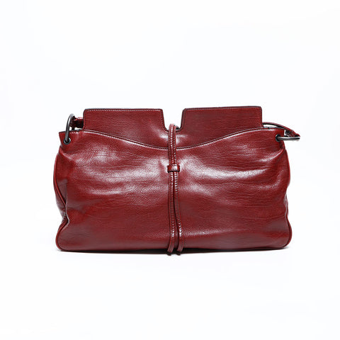 BOTTEGAVENETA INTRECCIATO Shoulder Bag Red WS23101