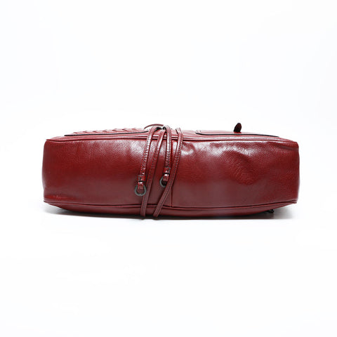 BOTTEGAVENETA INTRECCIATO Shoulder Bag Red WS23101